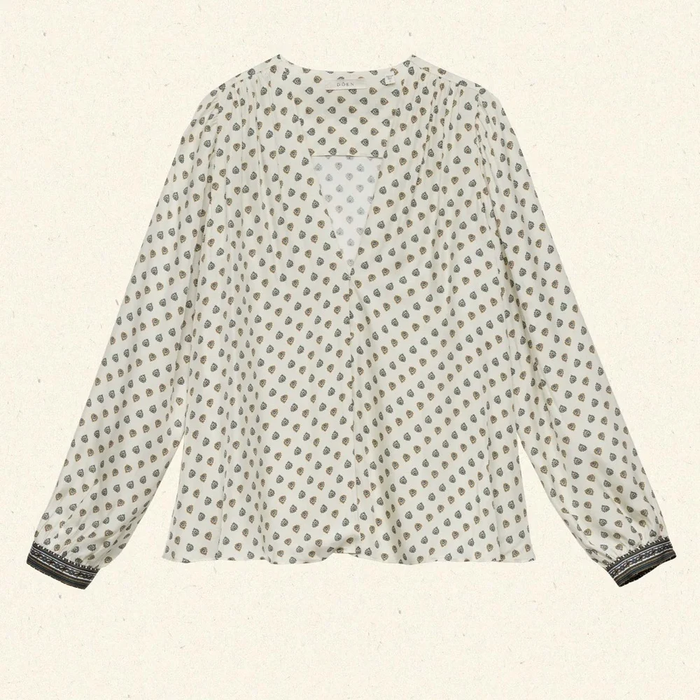 Doen Candace blouse - Riviera Foulard - Picture 2 of 6